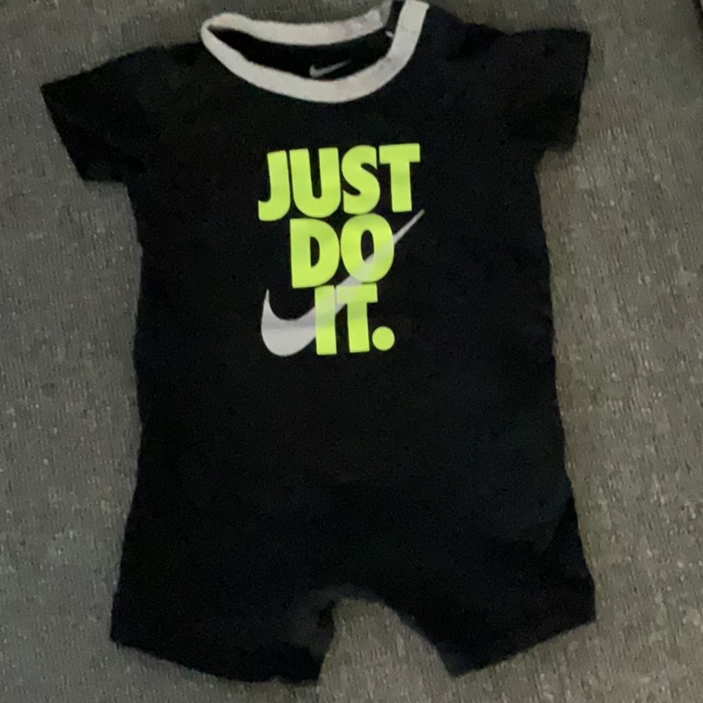 Nike Black Romper with Neon Accents